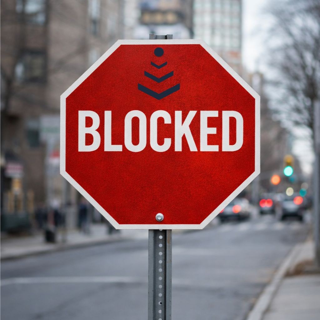 Sign: Blocked - visibility without ownership is decoration. Control requires action.